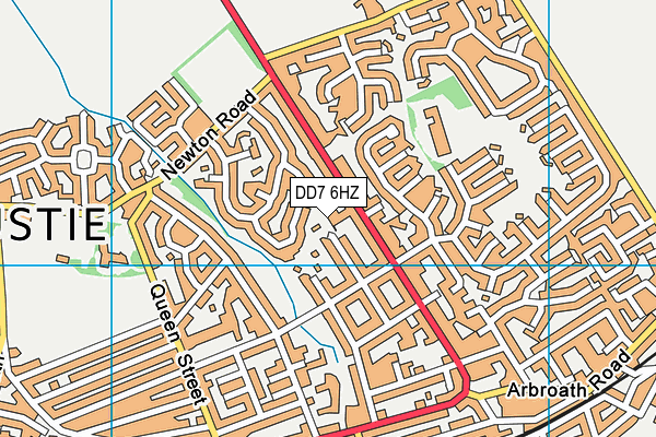 DD7 6HZ map - OS VectorMap District (Ordnance Survey) DD7 6HZ map - OS VectorMap District (Ordnance Survey)
