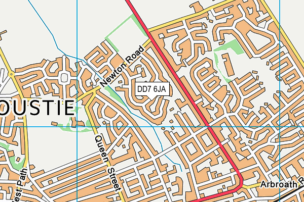 DD7 6JA map - OS VectorMap District (Ordnance Survey) DD7 6JA map - OS VectorMap District (Ordnance Survey)