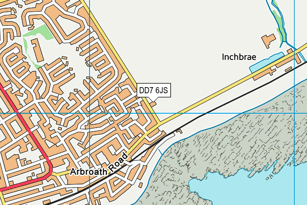 DD7 6JS map - OS VectorMap District (Ordnance Survey) DD7 6JS map - OS VectorMap District (Ordnance Survey)