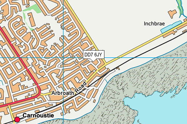 DD7 6JY map - OS VectorMap District (Ordnance Survey) DD7 6JY map - OS VectorMap District (Ordnance Survey)