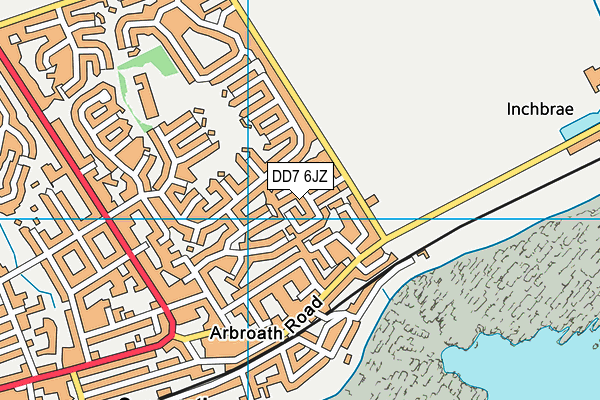 DD7 6JZ map - OS VectorMap District (Ordnance Survey) DD7 6JZ map - OS VectorMap District (Ordnance Survey)