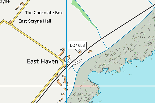 DD7 6LS map - OS VectorMap District (Ordnance Survey)