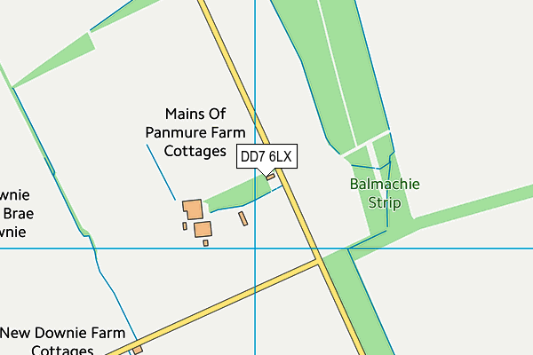 DD7 6LX map - OS VectorMap District (Ordnance Survey) DD7 6LX map - OS VectorMap District (Ordnance Survey)
