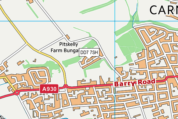 DD7 7SH map - OS VectorMap District (Ordnance Survey) DD7 7SH map - OS VectorMap District (Ordnance Survey)