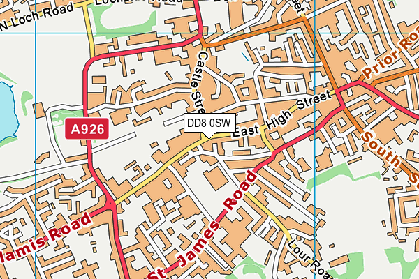 DD8 0SW map - OS VectorMap District (Ordnance Survey) DD8 0SW map - OS VectorMap District (Ordnance Survey)