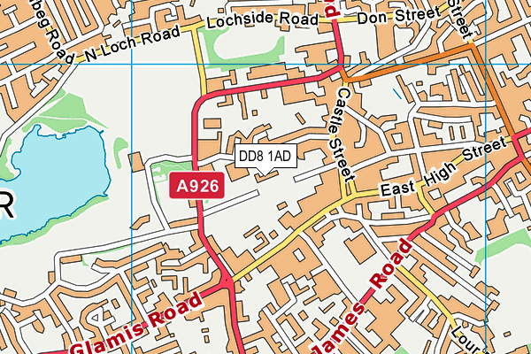 DD8 1AD map - OS VectorMap District (Ordnance Survey) DD8 1AD map - OS VectorMap District (Ordnance Survey)