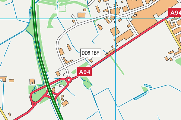 DD8 1BF map - OS VectorMap District (Ordnance Survey)