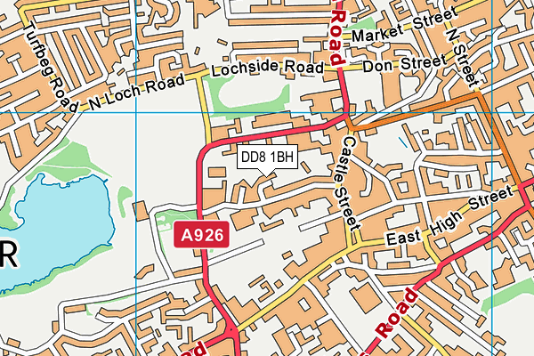 DD8 1BH map - OS VectorMap District (Ordnance Survey)