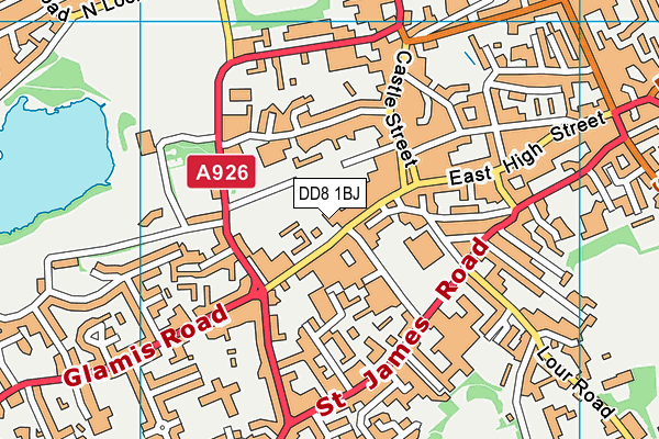 DD8 1BJ map - OS VectorMap District (Ordnance Survey)