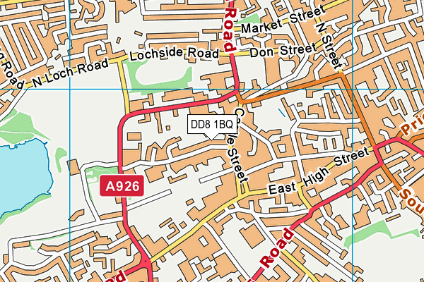 DD8 1BQ map - OS VectorMap District (Ordnance Survey) DD8 1BQ map - OS VectorMap District (Ordnance Survey)