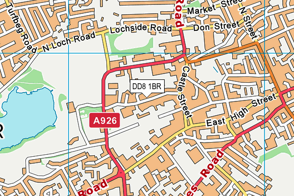 DD8 1BR map - OS VectorMap District (Ordnance Survey)