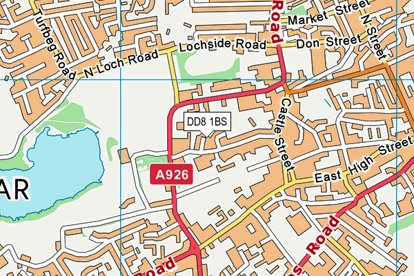 DD8 1BS map - OS VectorMap District (Ordnance Survey) DD8 1BS map - OS VectorMap District (Ordnance Survey)