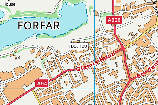 DD8 1DU map - OS VectorMap District (Ordnance Survey) DD8 1DU map - OS VectorMap District (Ordnance Survey)