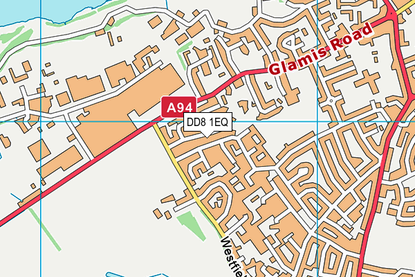 DD8 1EQ map - OS VectorMap District (Ordnance Survey)