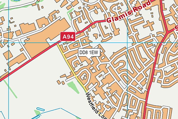 DD8 1EW map - OS VectorMap District (Ordnance Survey) DD8 1EW map - OS VectorMap District (Ordnance Survey)