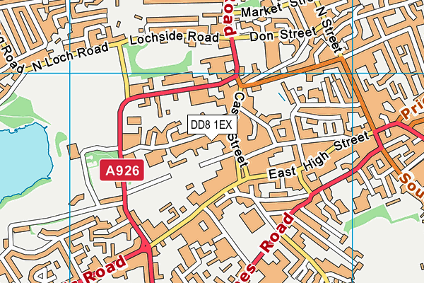 DD8 1EX map - OS VectorMap District (Ordnance Survey) DD8 1EX map - OS VectorMap District (Ordnance Survey)