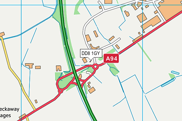 DD8 1GY map - OS VectorMap District (Ordnance Survey)