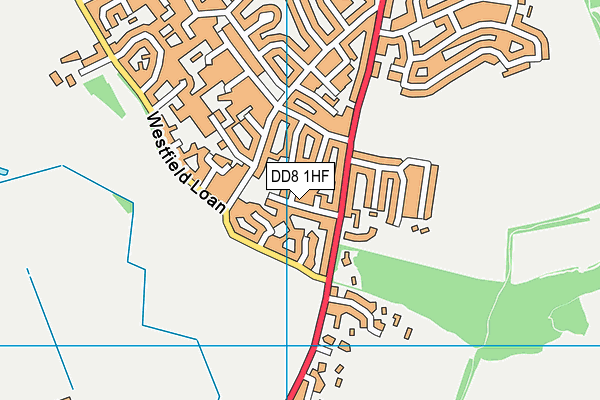 DD8 1HF map - OS VectorMap District (Ordnance Survey) DD8 1HF map - OS VectorMap District (Ordnance Survey)