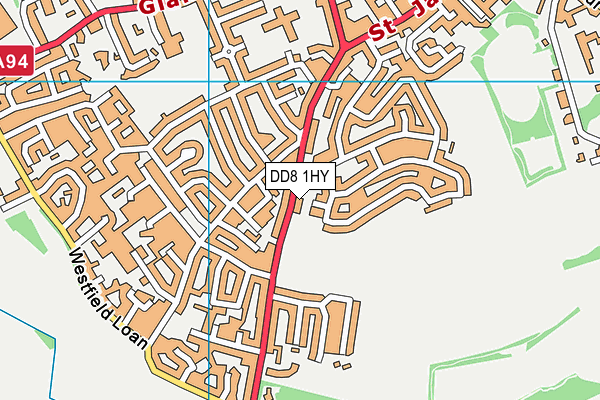 DD8 1HY map - OS VectorMap District (Ordnance Survey) DD8 1HY map - OS VectorMap District (Ordnance Survey)