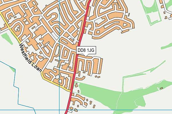 DD8 1JG map - OS VectorMap District (Ordnance Survey) DD8 1JG map - OS VectorMap District (Ordnance Survey)