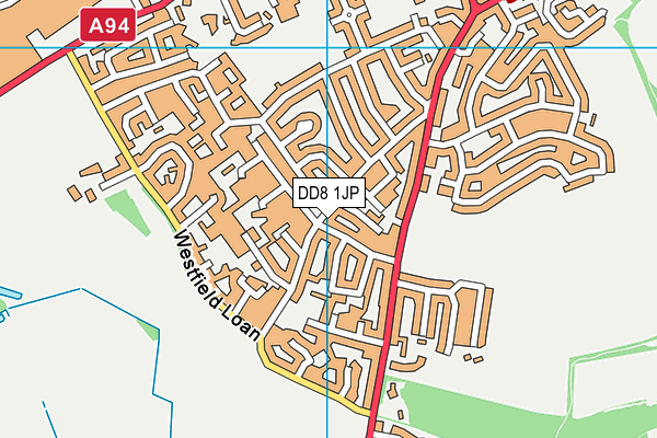 DD8 1JP map - OS VectorMap District (Ordnance Survey) DD8 1JP map - OS VectorMap District (Ordnance Survey)