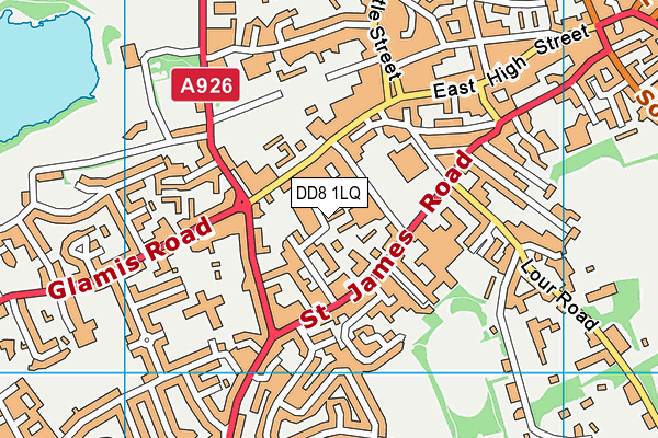 DD8 1LQ map - OS VectorMap District (Ordnance Survey)