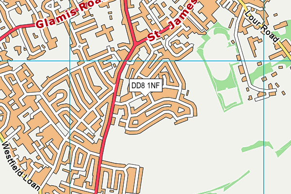 DD8 1NF map - OS VectorMap District (Ordnance Survey) DD8 1NF map - OS VectorMap District (Ordnance Survey)