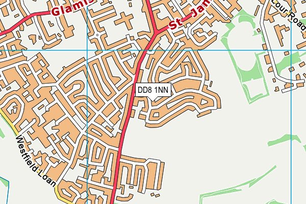 DD8 1NN map - OS VectorMap District (Ordnance Survey) DD8 1NN map - OS VectorMap District (Ordnance Survey)