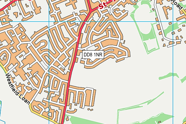 DD8 1NR map - OS VectorMap District (Ordnance Survey)
