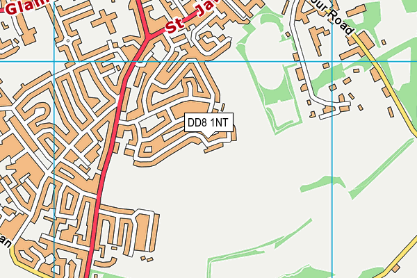 DD8 1NT map - OS VectorMap District (Ordnance Survey) DD8 1NT map - OS VectorMap District (Ordnance Survey)