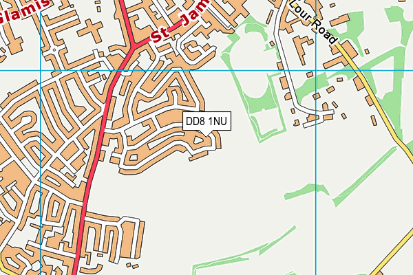 DD8 1NU map - OS VectorMap District (Ordnance Survey) DD8 1NU map - OS VectorMap District (Ordnance Survey)
