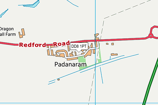 DD8 1PT map - OS VectorMap District (Ordnance Survey) DD8 1PT map - OS VectorMap District (Ordnance Survey)