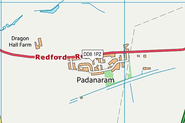 DD8 1PZ map - OS VectorMap District (Ordnance Survey) DD8 1PZ map - OS VectorMap District (Ordnance Survey)