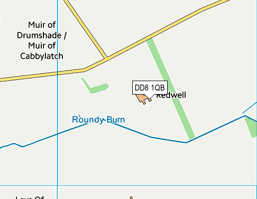 DD8 1QB map - OS VectorMap District (Ordnance Survey) DD8 1QB map - OS VectorMap District (Ordnance Survey)
