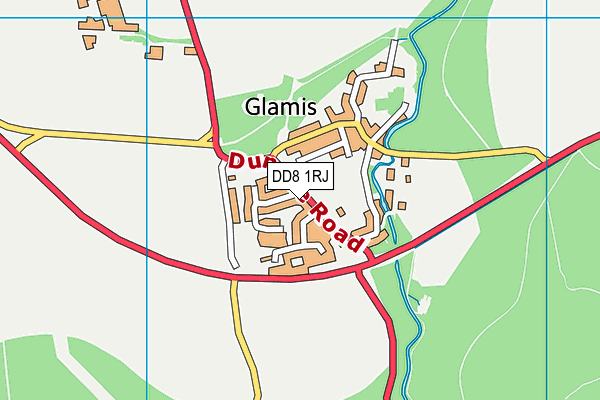 DD8 1RJ map - OS VectorMap District (Ordnance Survey) DD8 1RJ map - OS VectorMap District (Ordnance Survey)