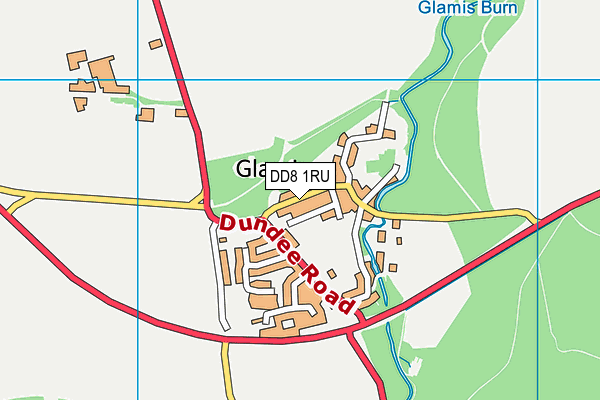 DD8 1RU map - OS VectorMap District (Ordnance Survey) DD8 1RU map - OS VectorMap District (Ordnance Survey)