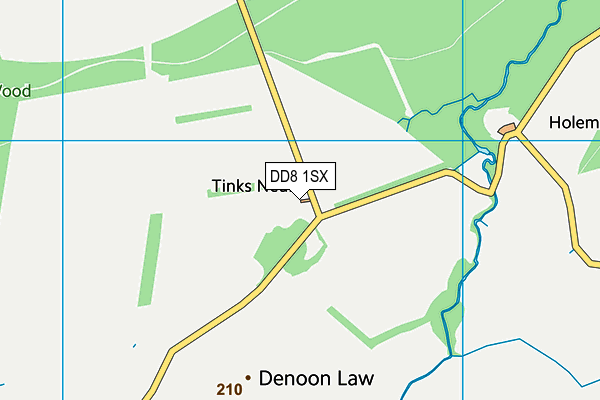 DD8 1SX map - OS VectorMap District (Ordnance Survey) DD8 1SX map - OS VectorMap District (Ordnance Survey)