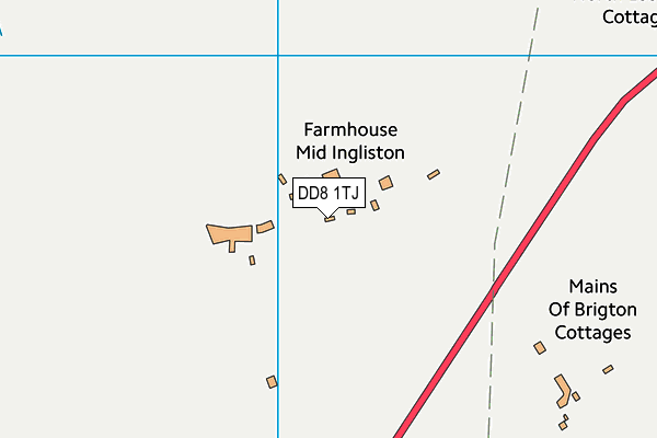 DD8 1TJ map - OS VectorMap District (Ordnance Survey) DD8 1TJ map - OS VectorMap District (Ordnance Survey)