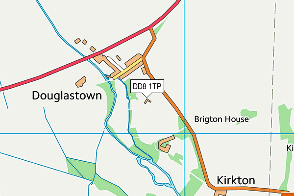 DD8 1TP map - OS VectorMap District (Ordnance Survey)