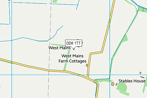 DD8 1TT map - OS VectorMap District (Ordnance Survey) DD8 1TT map - OS VectorMap District (Ordnance Survey)