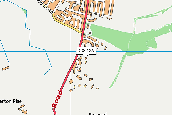 DD8 1XA map - OS VectorMap District (Ordnance Survey) DD8 1XA map - OS VectorMap District (Ordnance Survey)