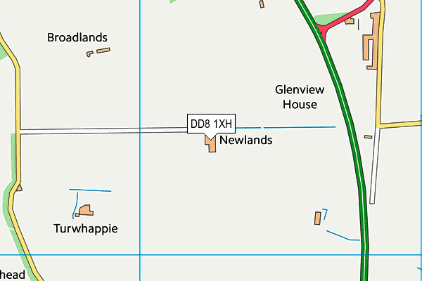 DD8 1XH map - OS VectorMap District (Ordnance Survey) DD8 1XH map - OS VectorMap District (Ordnance Survey)