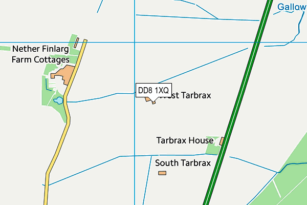 DD8 1XQ map - OS VectorMap District (Ordnance Survey) DD8 1XQ map - OS VectorMap District (Ordnance Survey)