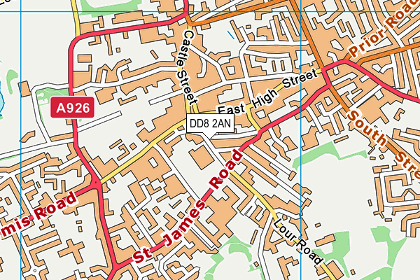 DD8 2AN map - OS VectorMap District (Ordnance Survey) DD8 2AN map - OS VectorMap District (Ordnance Survey)