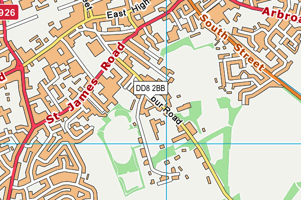 DD8 2BB map - OS VectorMap District (Ordnance Survey) DD8 2BB map - OS VectorMap District (Ordnance Survey)