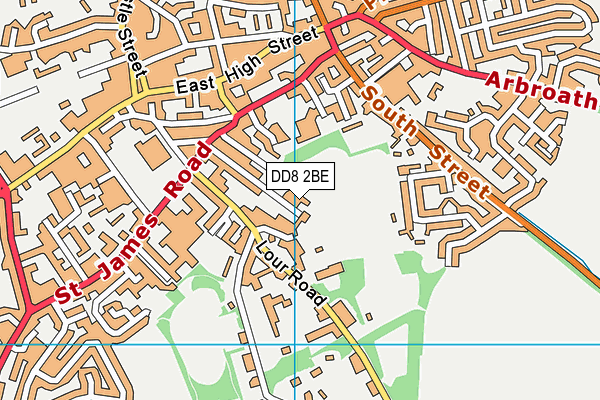 DD8 2BE map - OS VectorMap District (Ordnance Survey) DD8 2BE map - OS VectorMap District (Ordnance Survey)