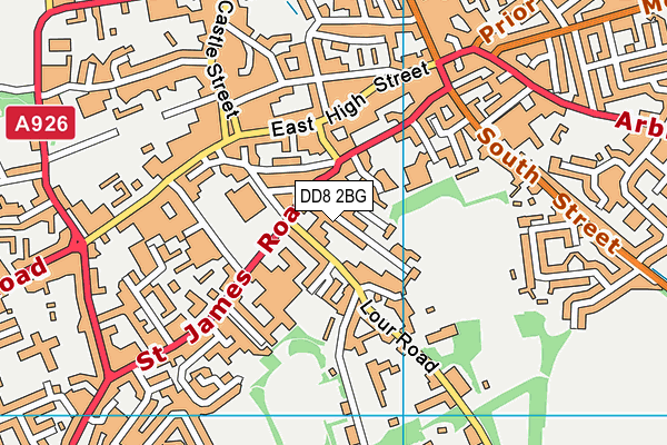 DD8 2BG map - OS VectorMap District (Ordnance Survey) DD8 2BG map - OS VectorMap District (Ordnance Survey)