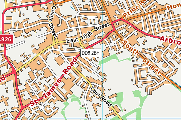 DD8 2BH map - OS VectorMap District (Ordnance Survey)
