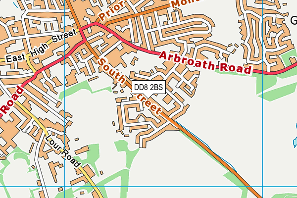 DD8 2BS map - OS VectorMap District (Ordnance Survey) DD8 2BS map - OS VectorMap District (Ordnance Survey)