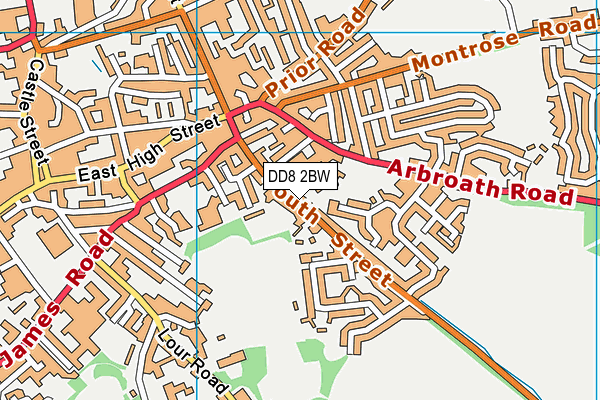 DD8 2BW map - OS VectorMap District (Ordnance Survey)